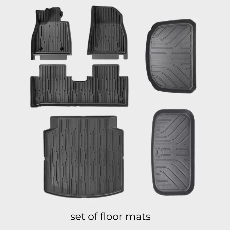 TPE Rubber Floor Mats & Trunk Mat for BYD Seal - Image 7