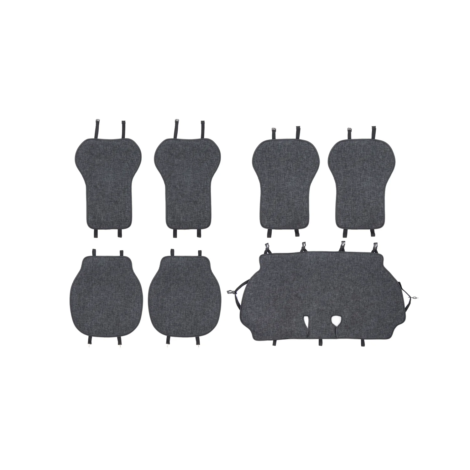 Linen Car Seat Cushion for BYD (5-seater full set) - Image 12