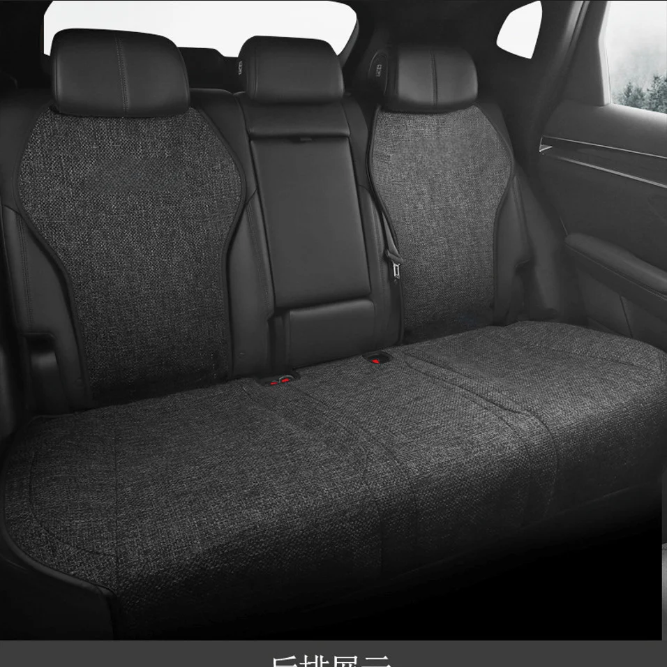 Linen Car Seat Cushion for BYD (5-seater full set) - Image 4