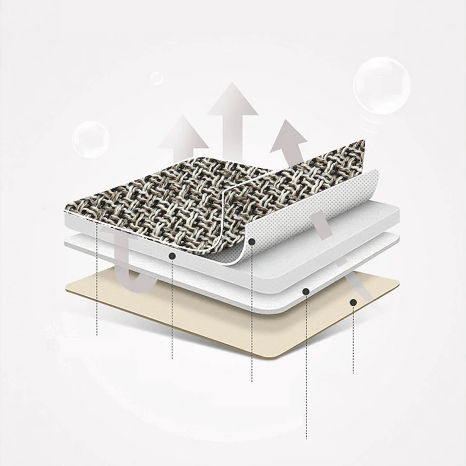 Linen Car Seat Cushion for BYD (5-seater full set) - Image 8