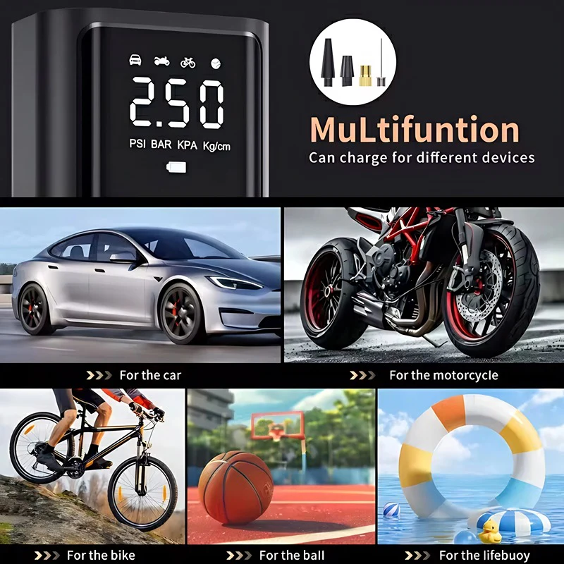 Portable Rechargeable Wireless Electric Tire Inflator for BYD - Image 13