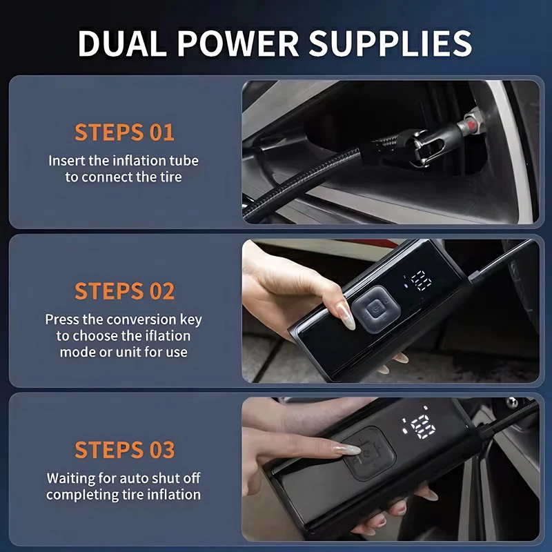 Portable Rechargeable Wireless Electric Tire Inflator for BYD - Image 14