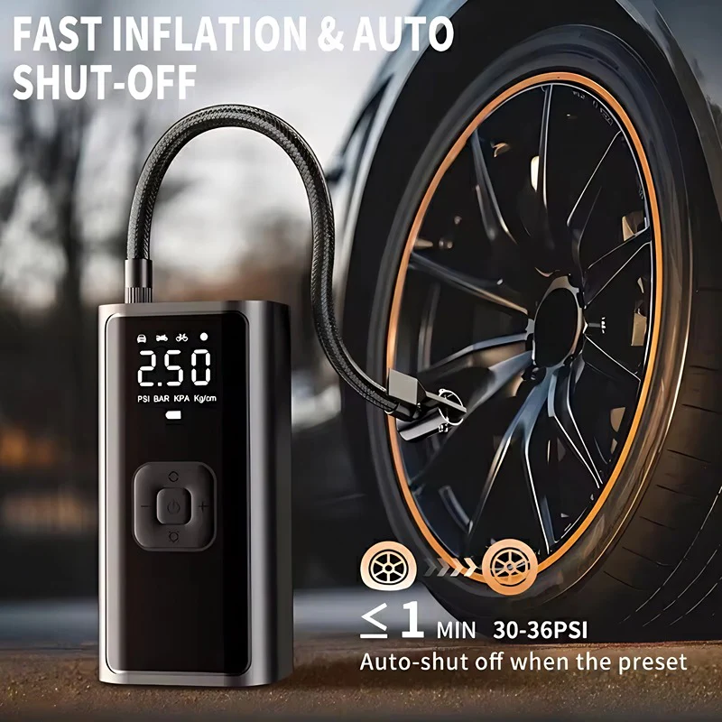 Portable Rechargeable Wireless Electric Tire Inflator for BYD - Image 3