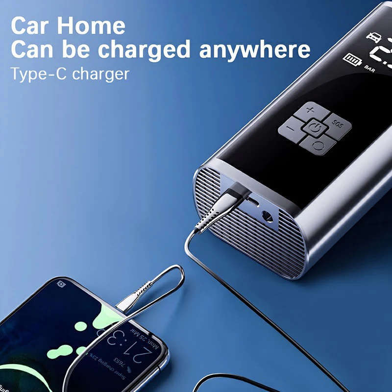 Portable Rechargeable Wireless Electric Tire Inflator for BYD - Image 7