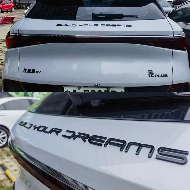 Rear Bumper Glossy Black Badges LOGO for BYD - Image 17