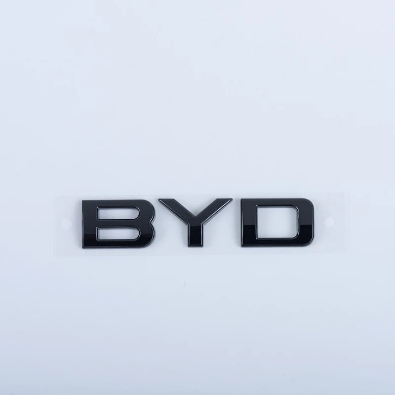 Rear Bumper Glossy Black Badges LOGO for BYD - Image 3