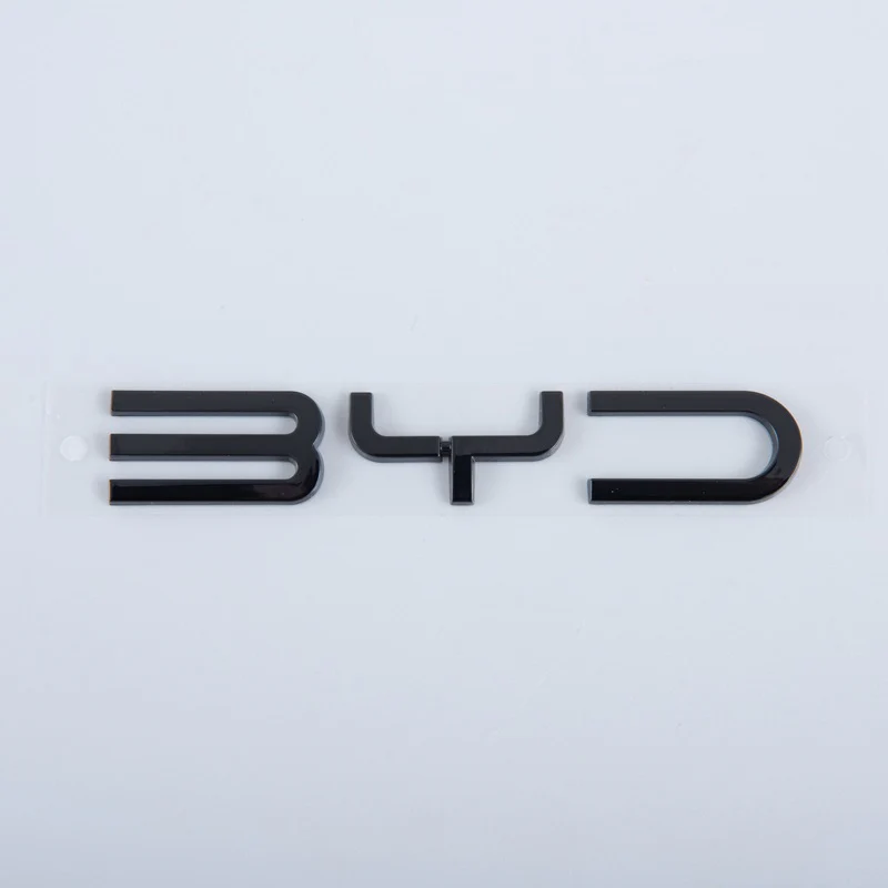 Rear Bumper Glossy Black Badges LOGO for BYD - Image 4