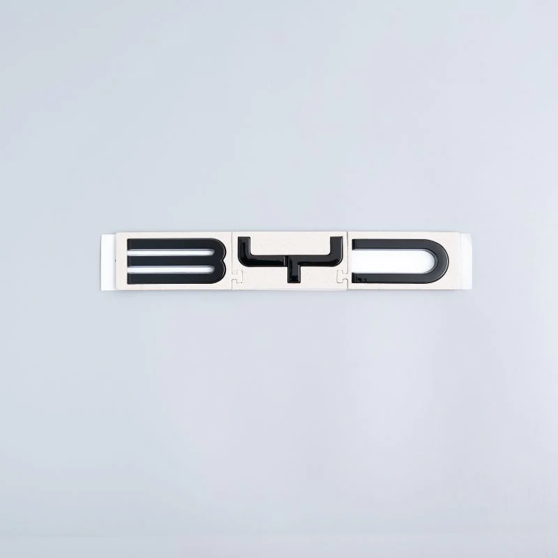 Rear Bumper Glossy Black Badges LOGO for BYD - Image 5